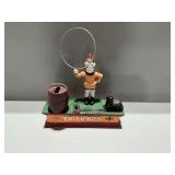 Cast Iron Trick Dog Mechanical Coin Bank