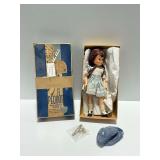 Madame Alexander Doll with Blue Gingham Dress and Accessories with Box
