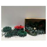 Holiday Light Strands and Artificial Pine Garland