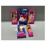 (5) Mattel Barbie Dolls with Original Packaging