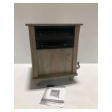 Model DF1912 6-Element Infrared Quartz Heater with Wooden Cabinet