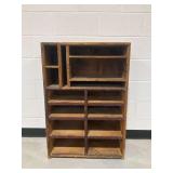 Wooden Sorting Cabinet with Multiple Compartments