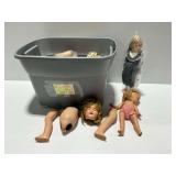 Shirley Temple Doll and Doll Parts