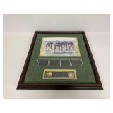 Green Bay Packers Defensive Backfield Signed 4-Player Framed Photograph