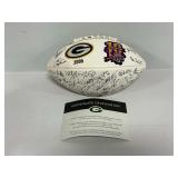 2006 Green Bay Packers Signed Baden Football with Certificate of Donation