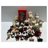 Fabric Christmas Figures and Holiday Ornaments