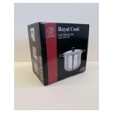 New Royal Cook 20 QT High Pot 19 L Casserole Boxed
