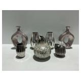 Silver Color Vases and Ornaments