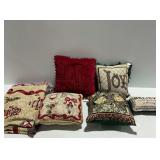 Christmas Throw Blanket and Accent Pillows