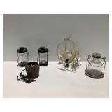 Decorative Tabletop and Hanging Lamps