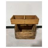 (2) Wooden Crates