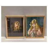 (2) Framed Figural Art Prints