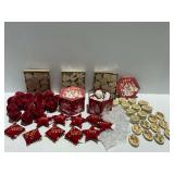 Christmas Ornaments and Storage Boxes