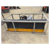 Unused 2026 Skid Steer 6 Way Dozer Blade(with controller) Attachment