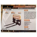 Unused LandHonor Skid Steer Pallet Fork ... you will receive one frame & 2 forks