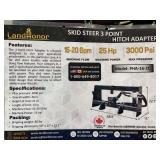 Unused LandHonor Skid Steer 3 Point Hitch Adapter