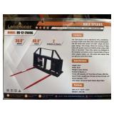 Unused LandHonor Skid Steer Bale Spear ... you will receive one frame and 2 spears