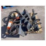 Unused 2026 Mini Skid Steer Auger Drive & Bit Attachment ... you are bidding on one rod and one drive