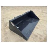 Unused 2026 Skid Steer Track Duty Bucket Attachment 66 inch