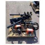 Unused 2026 Mini Skid Steer Auger Drive & Bit Attachment ... you are bidding on one rod and one drive