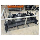 Unused LandHonor Skid Steer Harley Power Rake Attachment 72" Wide