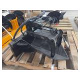 MINI Skid Steer Stump Grab Bucket
