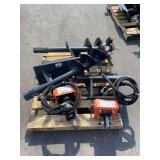 Unused 2026 Mini Skid Steer Auger Drive & Bit Attachment ... you are bidding on one rod and one drive