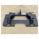 Adapt Universal Skid Steer Quick Tach to Category 1 & 2, 3 Point Quick Hitch.
