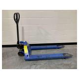 Blue Pallet Jack with 3800 lbs. Capacity