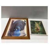 Kitten In Teapot and Guardian Angel Framed Prints