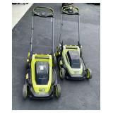 (2) Ryobi 40V HP Lawn Mowers... no batteries