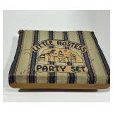 Mid Century Hazel Atlas Little Hostess Party Set Toy Tea Set with Box