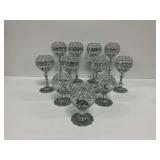 Crystal Candle Holders with Silver Color Metal Bases