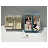 Madame Alexander Doll with Trunk and Ginny Trunk