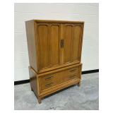 Vintage Red Lion Table Co. Wooden Armoire Chest