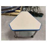 (17) New Modular Desks with Casters and Storage Compartments … stock photo used