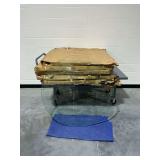 (5) Glass Table Tops in Original Packaging...cart not included