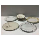 Ceramic and Porcelain Dinnerware Plates and Platters