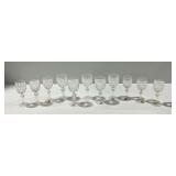 (11) Waterford Crystal Wine Glasses