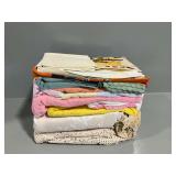 Towels, Crocheted Work, and Other Vintage Linens