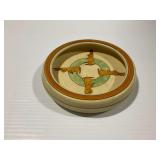 Roseville Juvenile Creamware Child Plate with Rabbit Motif