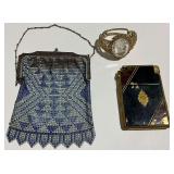 Whiting & Davis Mesh Purse, Bracelet and Cigarette Case Lighter