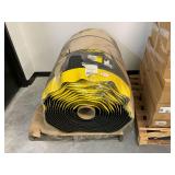 Industrial Rubber Matting Roll with Yellow Safety Border