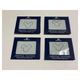(4) Swarovski Disney Crystal Tattoo Packages