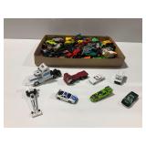 Multiple Toy Cars and Trucks