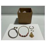 Costume Jewelry Including Necklaces and Earrings