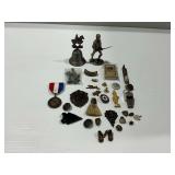 Mixed Collectible Lot of Small Objects and Memorabilia