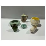 (6) Ceramic Pottery and Planter Items