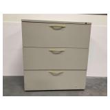 3-Drawer Metal Filing Cabinet