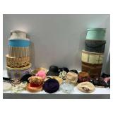 Vintage Hats with Hat Boxes